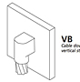 Vertical Steel Surface Connectors - VB - 1