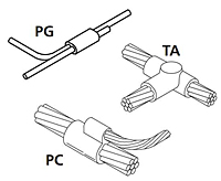 Parallel Horizontal TEE Connection Molds - PC/PG/TA - 1