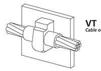 Vertical Steel Surface Connectors - VT