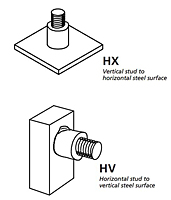 Copper and Steel Studs - HX/HV