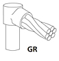 Cable To Ground Copper Clad, Plain (Unthreaded) Rod - GR - 1
