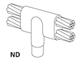 Cable To Ground Rod Copper Clad, Plain (Unthreaded) Rod - ND